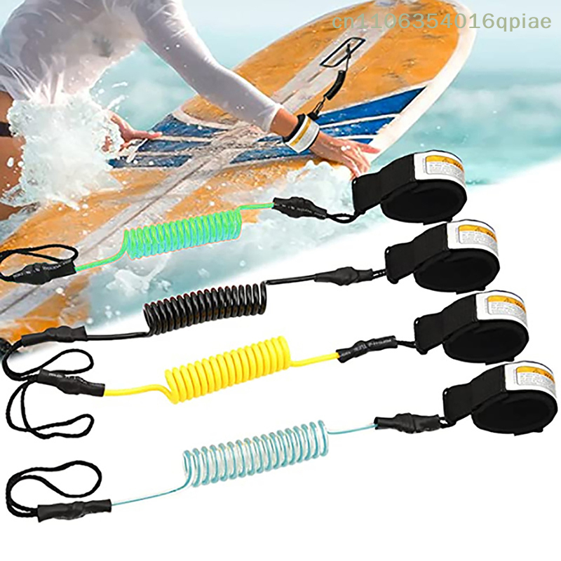 Stand Up Paddle Leash - （Summer4）Coiled Surfboard Leash Surfing Stand UP