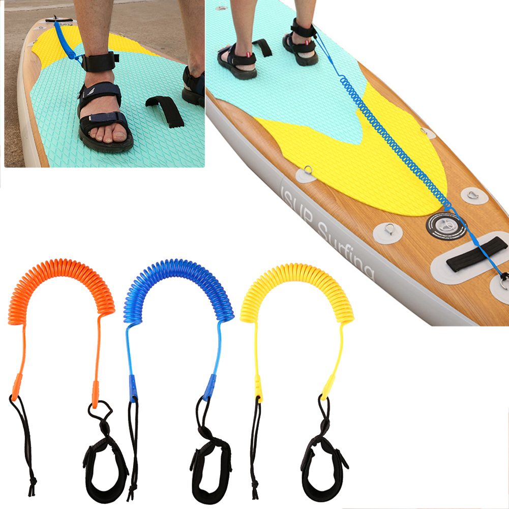 Stand Up Paddle Leash - Coiled Leash Leg Rope Kit 10