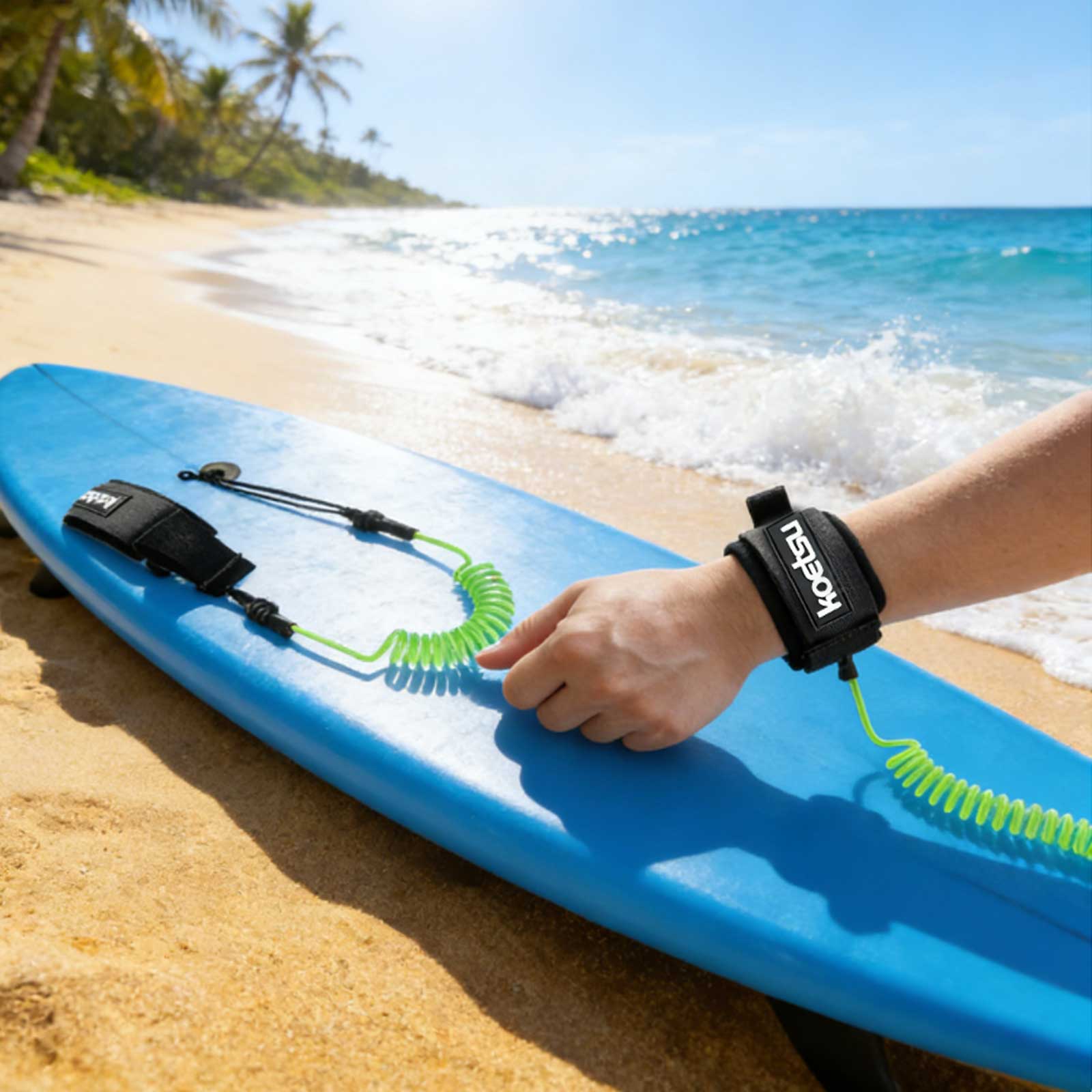 Coiled Bodyboarding Leash TPU  - Stand Up Paddle Leash 리뷰 및 가격