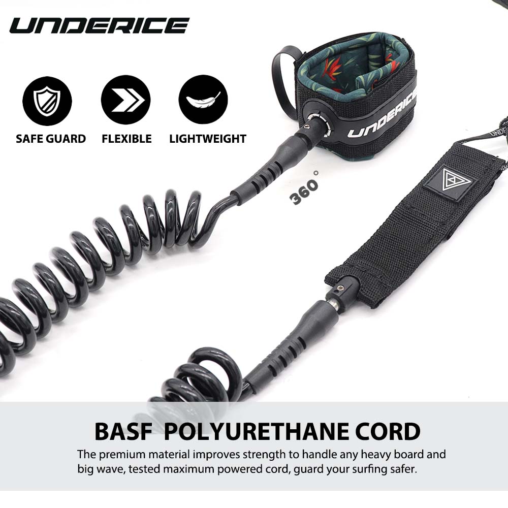 SUP Paddle Leash 7MM 11-10FT S - Stand Up Paddle Leash 리뷰 및 가격