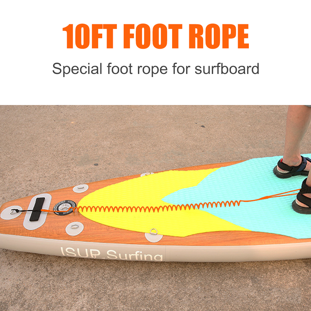 Coiled Leash Leg Rope Kit 10 F - Stand Up Paddle Leash 리뷰 및 가격