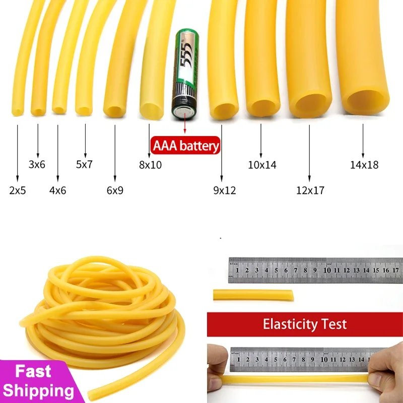1~10m Nature Latex Rubber Hose - Speargun Rubber Band 리뷰 및 가격